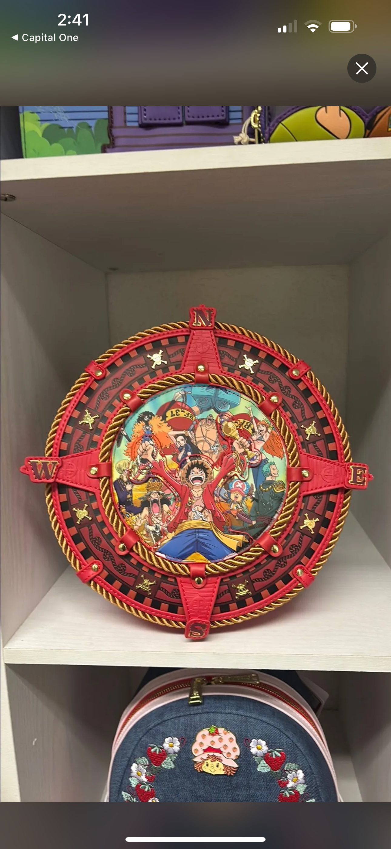 One Piece Loungefly Bag and Wallet