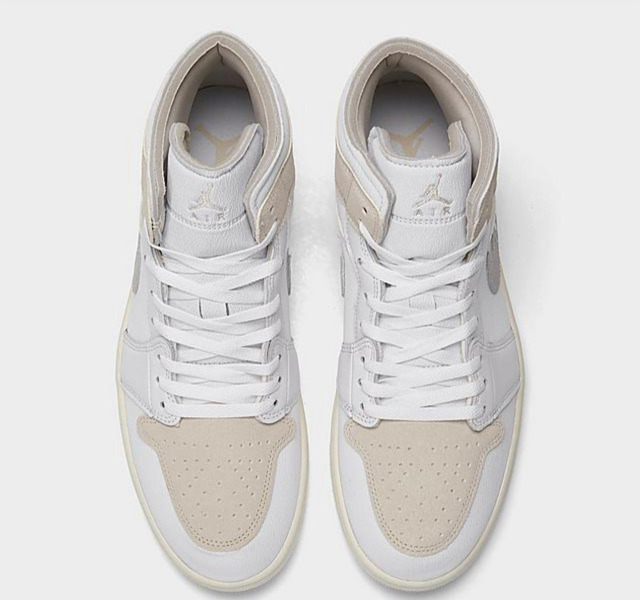 AJ Retro 1 Mid//White/Light Orewood Brown/Tech Grey/Sail