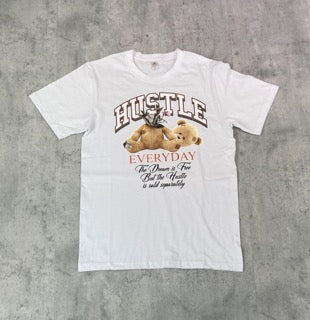 Hustle T-Shirt//White