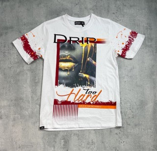 DRIP TOO HARD SS T-SHIRT// WHITE