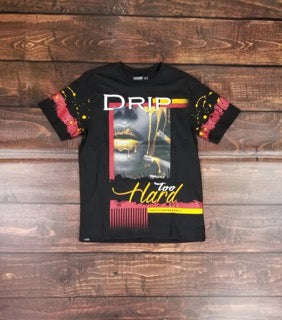 DRIP TOO HARD SS T-SHIRT// BLACK