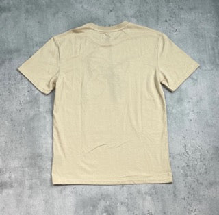 FAT STACKS EMBROIDERED SS T-SHIRT // LT KHAKI