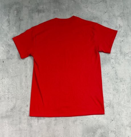 FAT STACKS EMBROIDERED SS T-SHIRT // RED