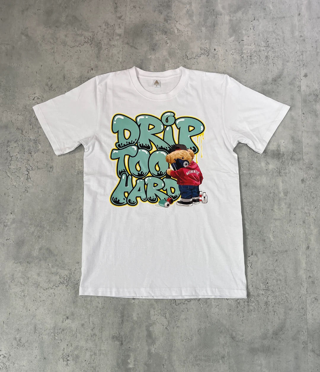 DRIP TOO HARD SS TEE // WHITE