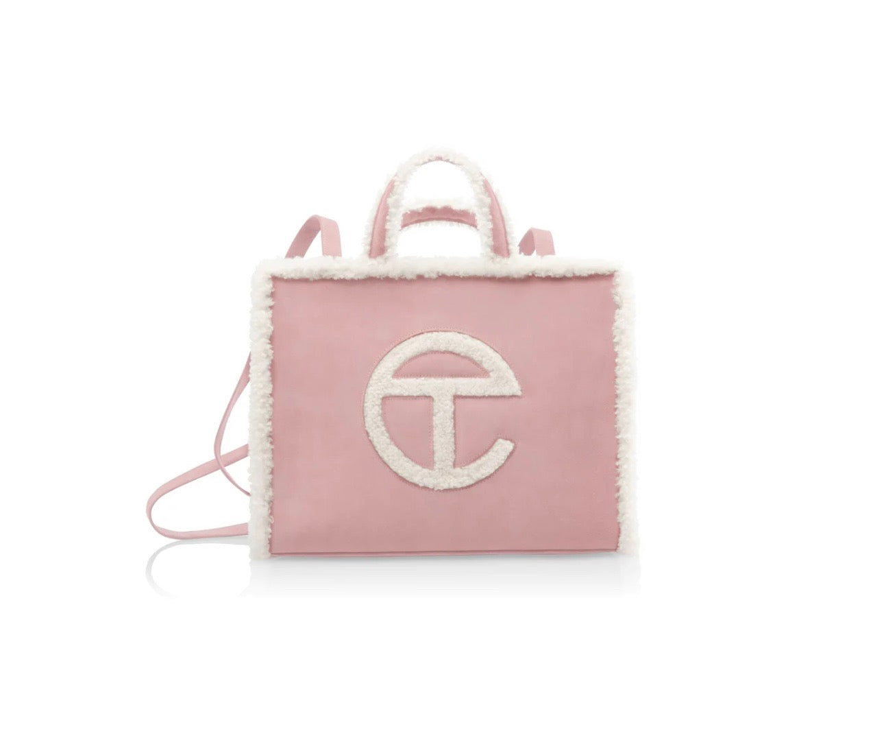 MEDIUM PINK UGG x TELFAR BAG