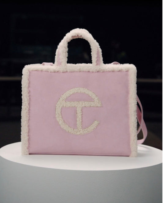 MEDIUM PINK UGG x TELFAR BAG