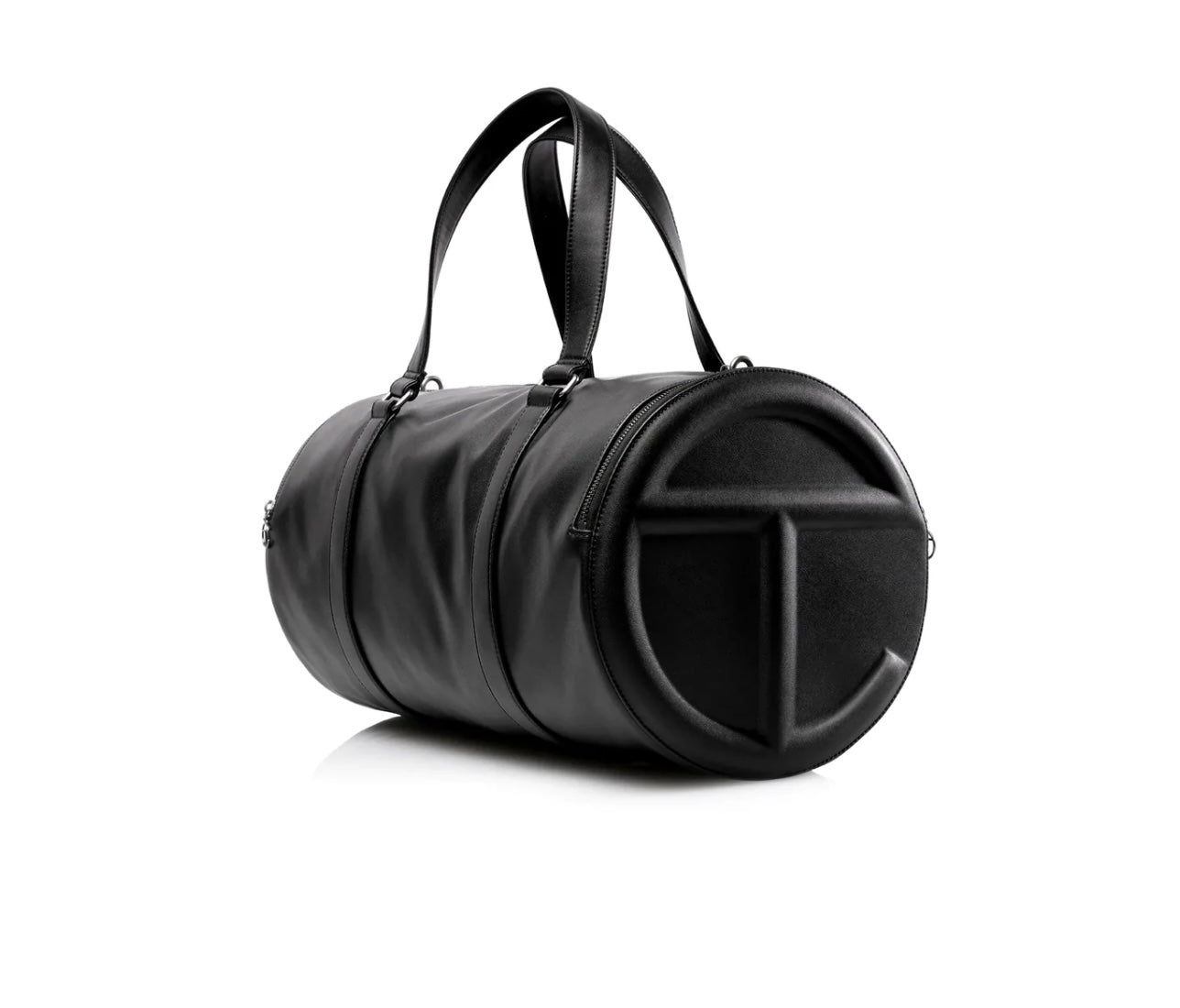 TELFAR DUFFLE BAG MEDIUM // BLACK// CHOCOLATE ///